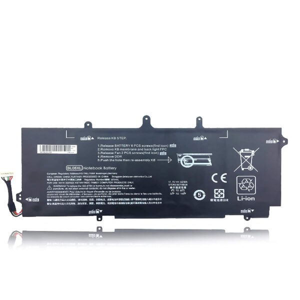 Techie Compatible Battery for HP BL06XL – BL06042XL, EliteBook 1040 G1, 1040 G2 Series Laptops (3100mAh, 6-Cell)